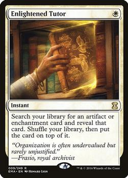 2016 Magic the Gathering Eternal Masters #9 Enlightened Tutor Front