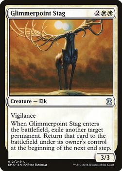 2016 Magic the Gathering Eternal Masters #12 Glimmerpoint Stag Front