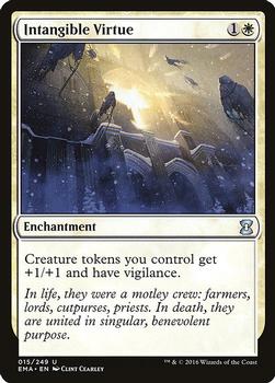 2016 Magic the Gathering Eternal Masters #15 Intangible Virtue Front