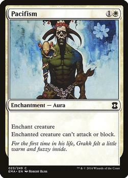 2016 Magic the Gathering Eternal Masters #23 Pacifism Front