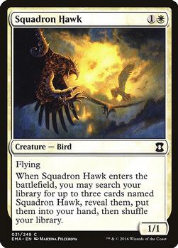 2016 Magic the Gathering Eternal Masters #31 Squadron Hawk Front