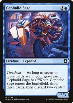 2016 Magic the Gathering Eternal Masters #41 Cephalid Sage Front