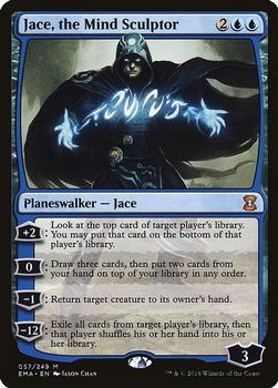 2016 Magic the Gathering Eternal Masters #57 Jace, the Mind Sculptor Front