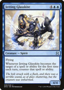 2016 Magic the Gathering Eternal Masters #58 Jetting Glasskite Front