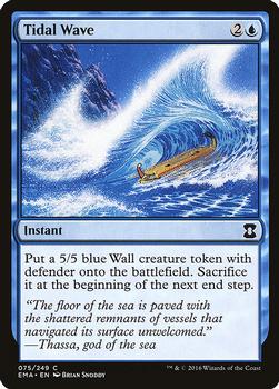 2016 Magic the Gathering Eternal Masters #75 Tidal Wave Front