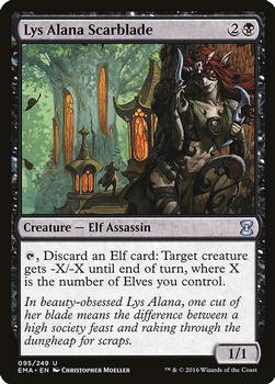 2016 Magic the Gathering Eternal Masters #95 Lys Alana Scarblade Front