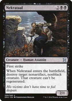 2016 Magic the Gathering Eternal Masters #99 Nekrataal Front