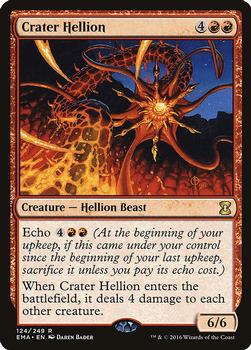2016 Magic the Gathering Eternal Masters #124 Crater Hellion Front