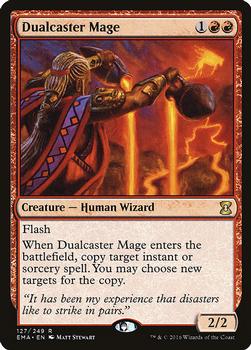 2016 Magic the Gathering Eternal Masters #127 Dualcaster Mage Front