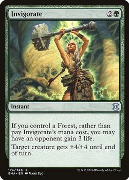 2016 Magic the Gathering Eternal Masters #174 Invigorate Front