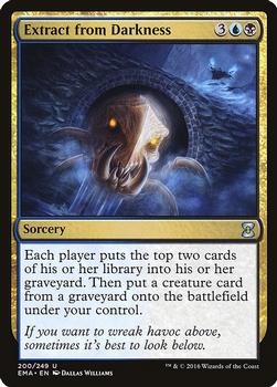 2016 Magic the Gathering Eternal Masters #200 Extract from Darkness Front