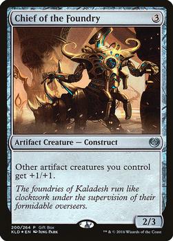 2016 Magic the Gathering Kaladesh #200 Chief of the Foundry Front