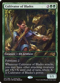 2016 Magic the Gathering Kaladesh #151 Cultivator of Blades Front