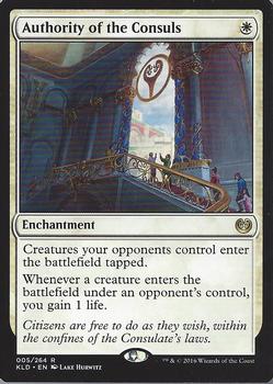 2016 Magic the Gathering Kaladesh #005 Authority of the Consuls Front