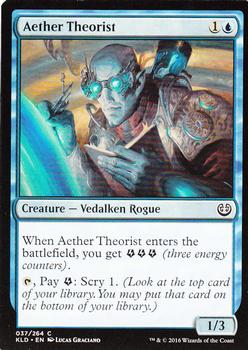 2016 Magic the Gathering Kaladesh #037 Aether Theorist Front