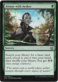 2016 Magic the Gathering Kaladesh #145 Attune with Aether Front