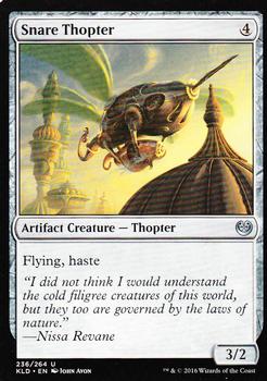 2016 Magic the Gathering Kaladesh #236 Snare Thopter Front