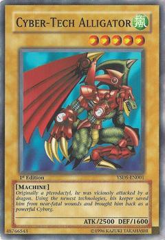 2007 Yu-Gi-Oh! Syrus Truesdale English 1st Edition #YSDS-EN001 Cyber-Tech Alligator Front