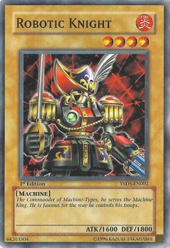 2007 Yu-Gi-Oh! Syrus Truesdale English 1st Edition #YSDS-EN002 Robotic Knight Front