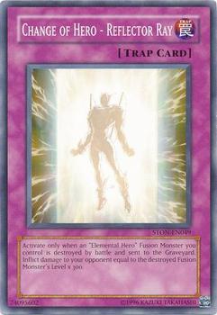 2007 Yu-Gi-Oh! Strike of Neos #STON-EN049 Change of Hero - Reflector Ray Front