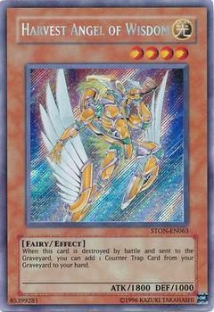2007 Yu-Gi-Oh! Strike of Neos #STON-EN063 Harvest Angel of Wisdom Front