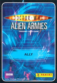 2009 Panini Doctor Who Alien Armies #15 Harriet Jones Back
