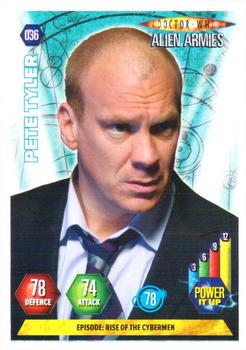 2009 Panini Doctor Who Alien Armies #36 Pete Tyler Front