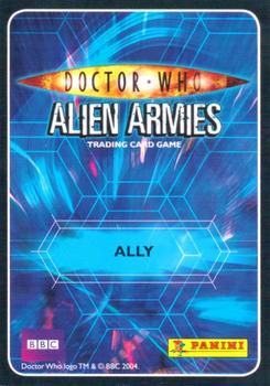 2009 Panini Doctor Who Alien Armies #45 Ida Scott Back