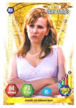 2009 Panini Doctor Who Alien Armies #56 Donna Noble Front