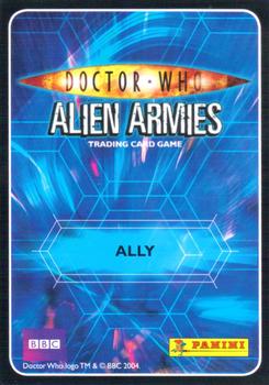 2009 Panini Doctor Who Alien Armies #84 Lady Thaw Back