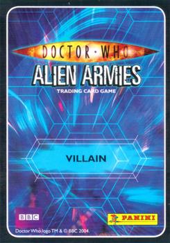 2009 Panini Doctor Who Alien Armies #94 Daughter of Mine Back