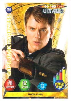 2009 Panini Doctor Who Alien Armies #99 Captain Jack Harkness Front