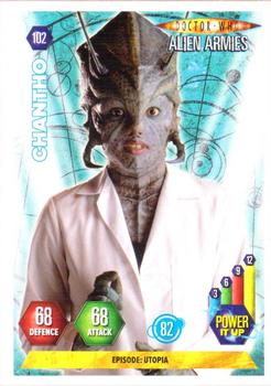2009 Panini Doctor Who Alien Armies #102 Chantho Front