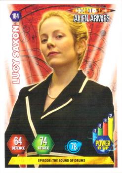 2009 Panini Doctor Who Alien Armies #104 Lucy Saxon Front