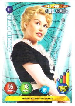 2009 Panini Doctor Who Alien Armies #110 Astrid Peth Front