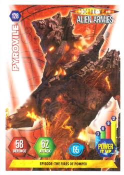 2009 Panini Doctor Who Alien Armies #128 Pyrovile Front