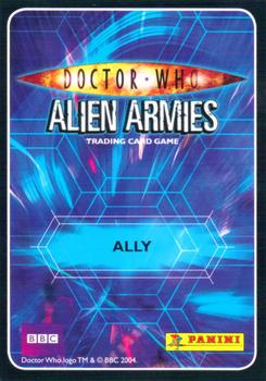 2009 Panini Doctor Who Alien Armies #130 Soothsayer (The Fires of Pompeii) Back