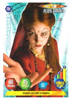 2009 Panini Doctor Who Alien Armies #130 Soothsayer (The Fires of Pompeii) Front