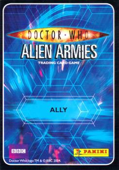 2009 Panini Doctor Who Alien Armies #159 Anita Back
