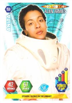 2009 Panini Doctor Who Alien Armies #159 Anita Front