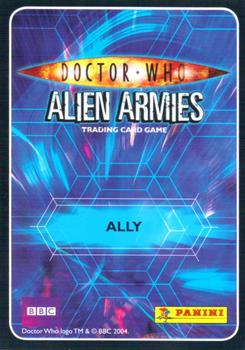 2009 Panini Doctor Who Alien Armies #170 Ianto Jones Back