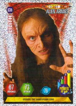 2009 Panini Doctor Who Alien Armies - Glitter Foil #G38 Lilith Front