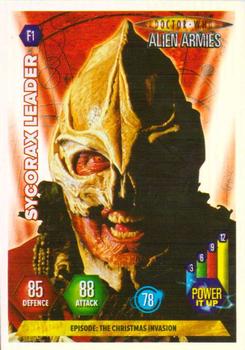 2009 Panini Doctor Who Alien Armies - Super Foil #F1 Sycorax Leader Front