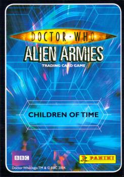 2009 Panini Doctor Who Alien Armies - Super Foil Embossed #E13 Donna Noble Back