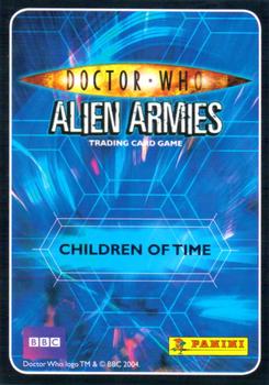 2009 Panini Doctor Who Alien Armies - Super Foil Embossed #E16 Mickey Smith Back