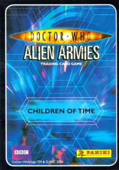 2009 Panini Doctor Who Alien Armies - Super Foil Embossed #E17 Jackie Tyler Back