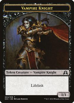 2016 Magic the Gathering Shadows over Innistrad - Tokens #004/018 Vampire Knight Front