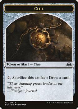 2016 Magic the Gathering Shadows over Innistrad - Tokens #011/018 Clue Front