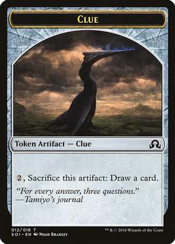 2016 Magic the Gathering Shadows over Innistrad - Tokens #012/018 Clue Front