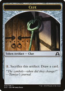 2016 Magic the Gathering Shadows over Innistrad - Tokens #015/018 Clue Front